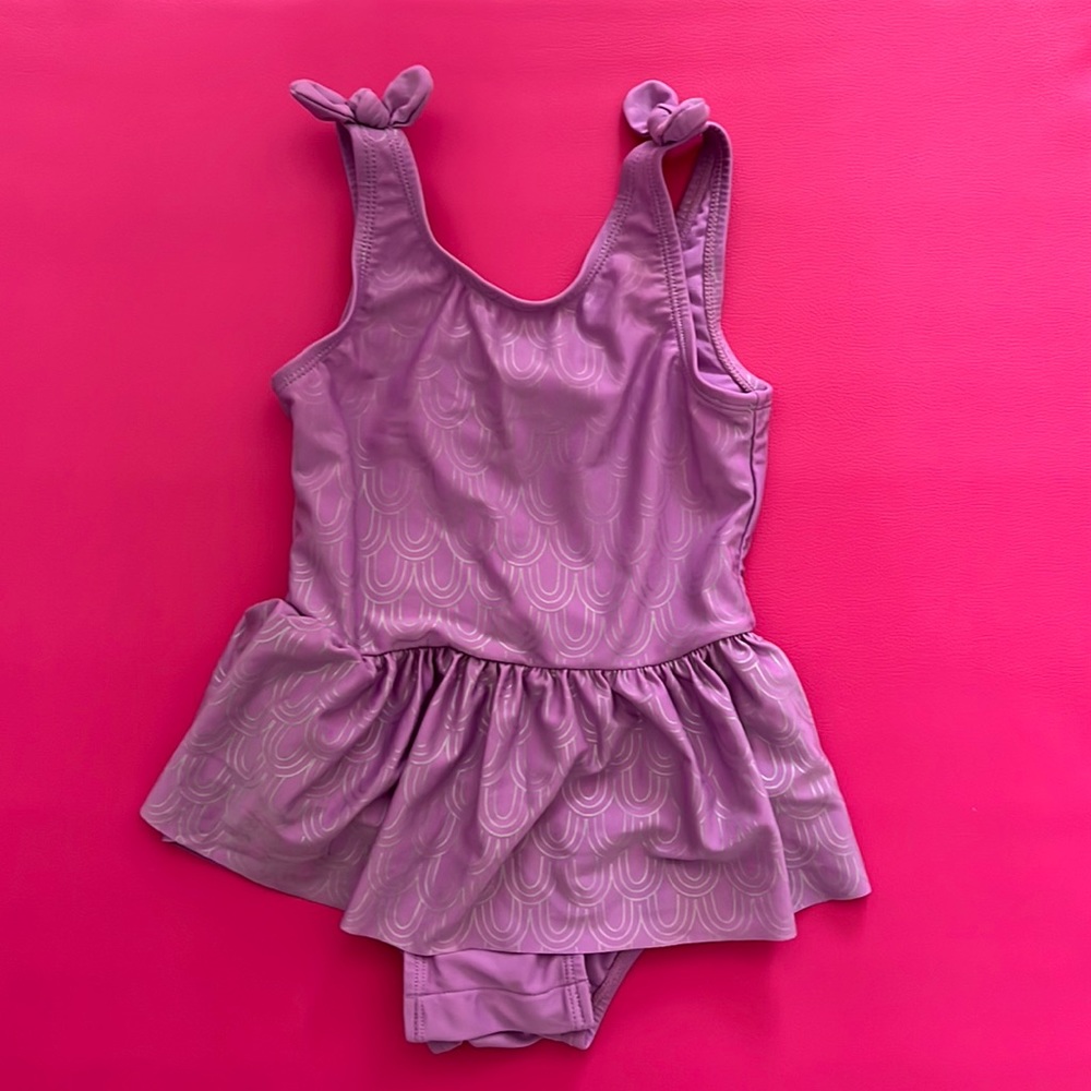 Cat & Jack Toddler Girls Mermaid Scale Print Swimsuit in Sz 5T